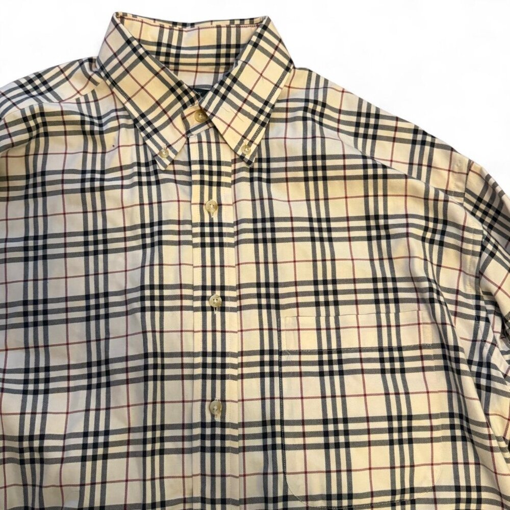 Burberry London Nova Check long-sleeve button-down shirt - Picture 4 of 12